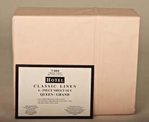 600 Thread Count Queen Size 4 Piece Sheet Set