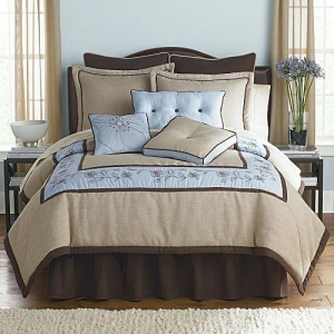 Embroidered 8 Piece Comforter Ensemble 8