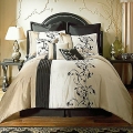 Embroidered 8 Piece Comforter Ensemble Embroidered 8 Piece Comforter Ensemble