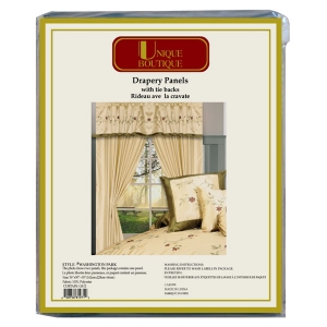 Drapery Panel With Tie Back 56" x 90"