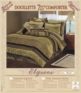 Elysees 7 Piece Comforter Ensemble