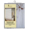 Embroidered Sheer Shower Curtain 70" x 72" Embroidered Sheer Shower Curtain 70" x 72"