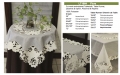 Elegant Sheer and Embroidered Doily Elegant Sheer and Embroidered Doily