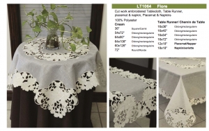 Elegant Sheer and Embroidered Doily