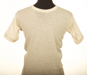 Men's 30% Wool Light Weight Half Sleeve Undershirt
