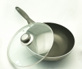 Non-Stick Wok with Glass Lid