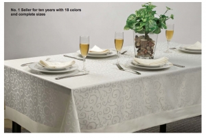 Satin Scrolls with Border