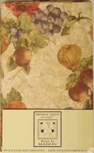 Beatrice Vinyl Flannel Back Tablecloth
