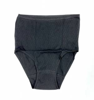 Ladies Design  Black Cotton Underwear