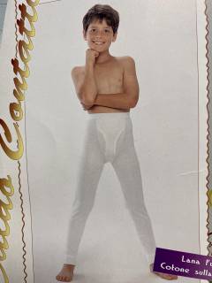 Boys Cotton/Wool Long Underwear