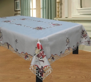 Embroidered Holiday Tablecloth HLEY5058 (call for availability)