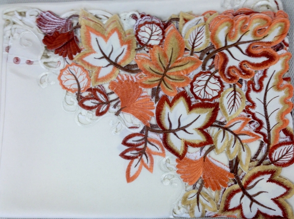 embroidered tablecloth