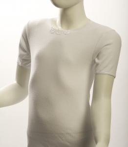 Girls' Moretta 100% Cotton Half Sleeve Undershirt (#314)