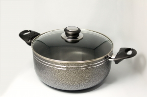 Non-Stick Pot with Glass Lid