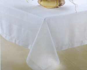 Florence Linen Look 70" Wide Tablecloth