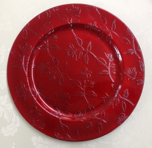 Floral Charger Plate