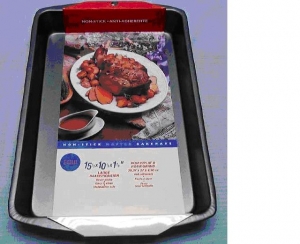 Non Stick Bake/Roast Pan - 15.5"l x 10.5"w x 2"d