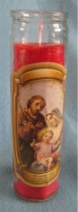 Religious Candle C002 Sacred Family