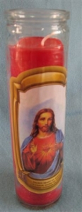 Religious Candle C003 Sacred Heart Jesus