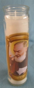 Religious Candle C023 ST/Padre Pio