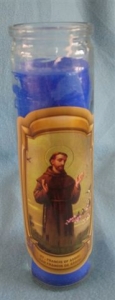 Religious Candle C006 St. Francis Assisi