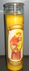 Religious Candle C015 St. Anthony